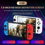 NKIWI G90 7-inch 64GB Portable Retro Gaming avec écran HD 7 pouces et plus de 30 simulateurs.