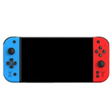 NKIWI G90 7-inch 64GB Portable Retro Gaming avec écran noir et manettes bleues et rouges