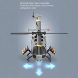 JJRC Brushless Gimbal Flow RC Helicopter Adult - Respawn